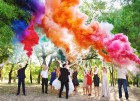 Цветной дым для свадьбы в Ярославле